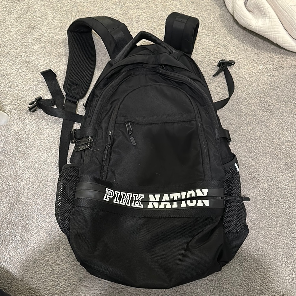 Pink backpack
